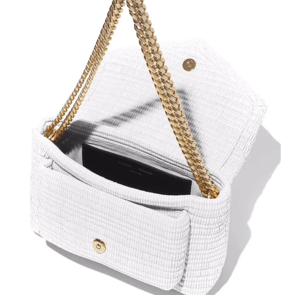 NWT Proenza Schouler Raffia Harris Bag in White - Picture 2 of 9